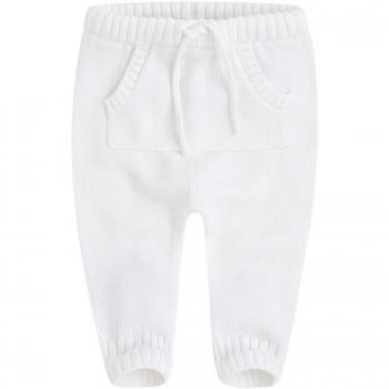 Canada House pantalón mininido recién Nacido Blanco, Talla 9-12m