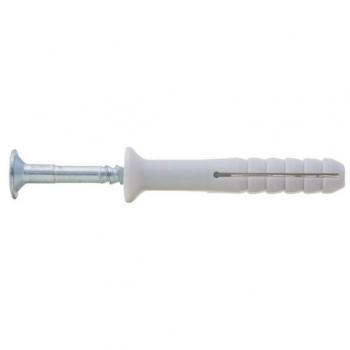 Taco de nylon 6mm x 30mm con cuatro expansiones, poliamida 6.6, caja de 200 unidades para cualquier tipo de superficie