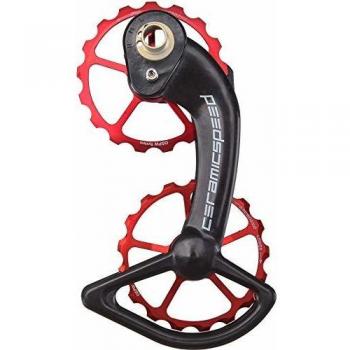 CeramicSpeed csospw10802010 pulegge Oversize, Rojo, Talla única