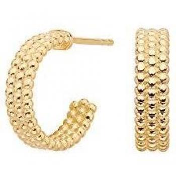 ITEMPORALITY Pendientes Aro Bola Oro SEA-200-013-UU