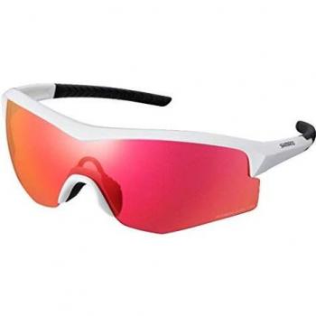 SHIMANO Gafas Road Y21, Adultos Unisex, White w/Ridescape