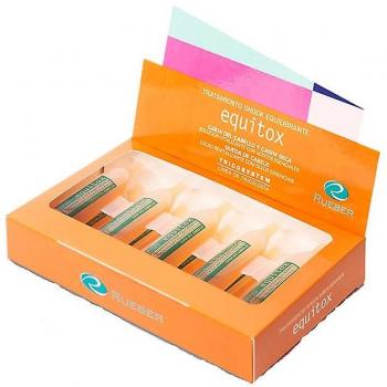 Ampolla Equitox Rueber para Picores, Dermatitis y Caída Capilar - 10 unidades
