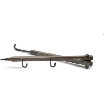 HME Folding Bow Hanger, 20in, W/accessory Hooks, 3pk, HME-FBH-3