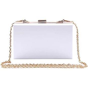 EVEOUT Mujeres Acrílico Moda Transparente Embragues de la Noche Caja Transparente Bolso de la Jalea de la Cruz del Cuerpo del Bolso del Monedero de Las Señoras Regalo