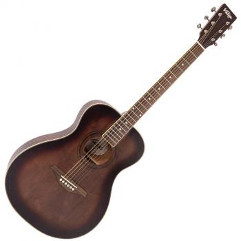 Vintage V300AQ Folk Acoustic Guitar - Antique Finish