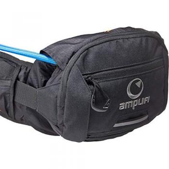 Riñonera Amplifi Hipster 4L con Vejiga, Color Negro, Unisex