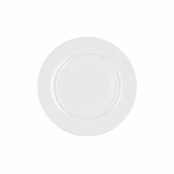 Plato de Postre Bidasoa Glacial Ala Ancha Cerámica Blanco 19 cm (Pack 12 Unidades)