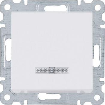 Interruptor Luminoso Blanco Polar Lumina Soul Hager