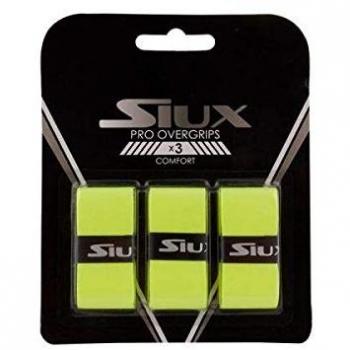 Siux Blister OVERGRIPS Pro X3 Amarillo Fluor Liso