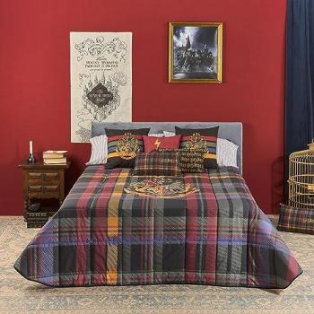 Edredón Harry Potter Classic Hogwarts 250g/m² Tacto Extrasuave 235x270cm para cama de 135 Made in Spain