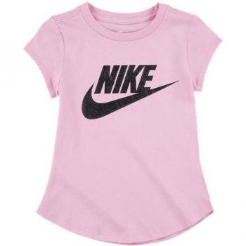 Camiseta de Manga Corta Infantil Nike Futura SS Rosa
