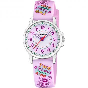 Reloj Infantil Calypso K5824/4 con Correa de Caucho Morado y Pantalla Digitana