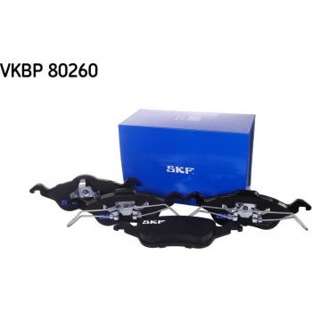 Pastillas de freno SKF VKBP 80260, juego completo, alta calidad, diseño optimizado para un rendimiento superior, bajo nivel de ruido, resistencia al desgaste y fácil instalación