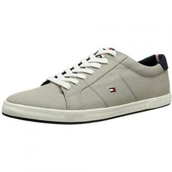 Tommy Hilfiger Iconic Long Lace Sneaker, Zapatillas Hombre, Beige