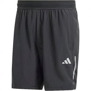 Pantalones cortos de fitness adidas Essentials Gym+ Woven para hombre en negro puro - talla L
