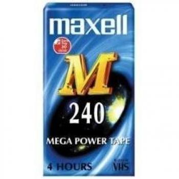 Maxell M 240 VHS - Cinta de audio/video
