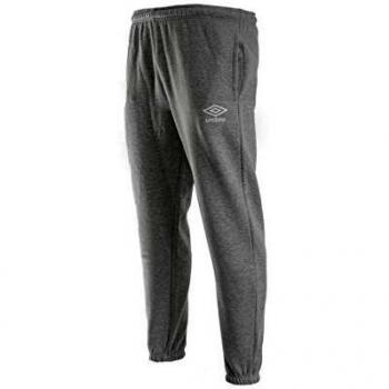 UMBRO Fleece Jogger Junior Pantalones Largos, Niños, Gris, 14