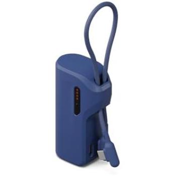 Powerbank Cygnett Thumboost 5000 mAh Azul con Cargador USB-C Integrado y Carga Rápida