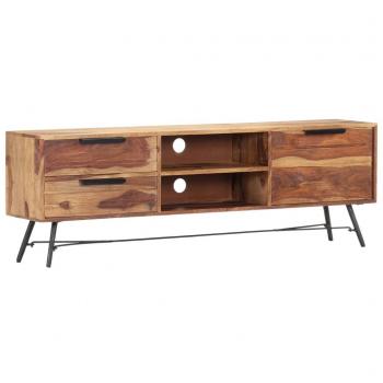 Solid Sheesham Wood TV Stand 55.1x11x18.5