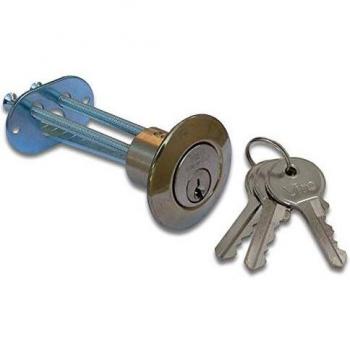 Cilindro Externo Viro Regulable 0712 - Diámetro 24x26 mm, Incluye 3 Llaves de Bronce