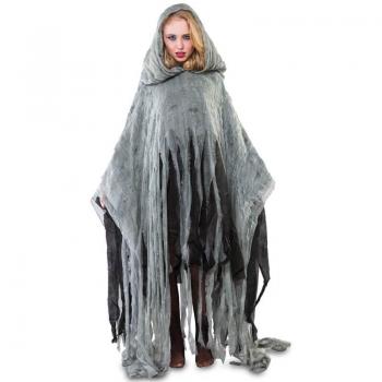 Disfraz de Poncho Zombie 170 cm para Halloween - Túnica Espectro de adulto