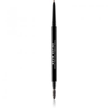 MUA Makeup Academy Brow Define Precise Eyebrow Pencil with Brush, Shade Light Brown, 0.3 g
