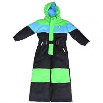 Etirel pequeño niños Mono Traje de nieve Michelangelo Negro Verde, color negro, tamaño 104