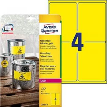 Avery Zweckform L6127-20 - Etiquetas