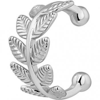 Pendiente earcuff Sasha de plata bañado en rodio