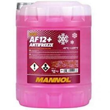 Anticongelante MANNOL AF12+ -40°C Longlife 10L G12 Rosa