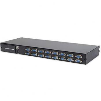 Conmutador KVM Modular DIGITUS 16 Puertos VGA, USB, PS/2, Escalable y Flexible