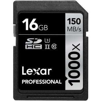 Lexar Professional - Tarjeta de memoria 1000x SDHC de 16 GB