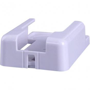 Soporte de pared para control remoto de aire acondicionado K802, caja de almacenamiento blanca, gancho plástico fuerte y organizador