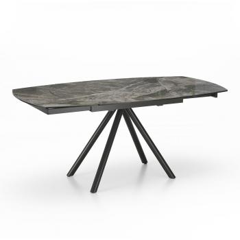 Mesa Extensible Kyoto Cuatro de Cerámica Gris (120/180x90 cm)