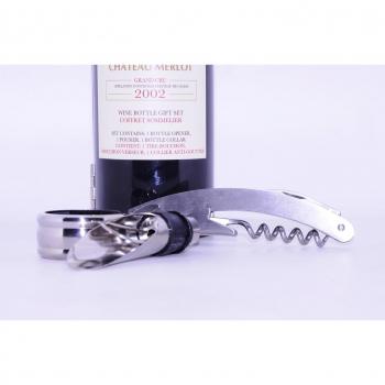 Silicone Gold Estuche de Vino, Dorado, 25 X 6 X 6 Cm