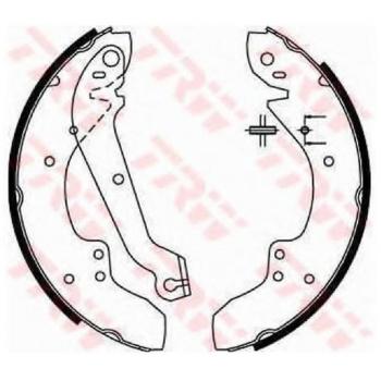 Juego de zapatas de frenos TRW GS6166 para Ford Granada