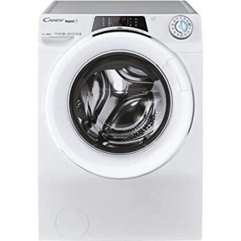Lavadora Candy RapidÓ RO 1496DWMCT/1-S de 9 kg con 1400 RPM, WiFi y Función Vapor, Libre Instalación, Color Blanco