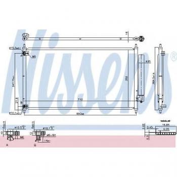 Condensador de aire acondicionado NISSENS NIS 940466