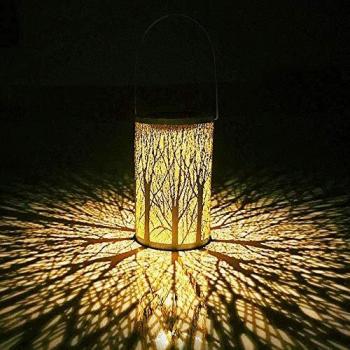 WZTO Luces de Linterna Solar, Lámpara Colgante LED Luz Solar IP44 Impermeable Apagar y Encender Automáticamente Lámparas Colgantes Luces para Camping, Jardín, Patio, Terraza, Camino