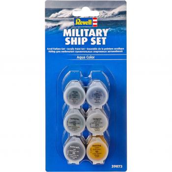 Set de Colores Acrílicos Revell para Barcos Militares 39073 (6 x 5 ml)