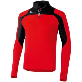 Erima Running Longsleeve Race Line - Top de manga larga de running para hombre, color rojo, talla S