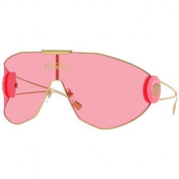 Versace VE 2268 Sunglasses, Color: Gold/Pink, Gender: Male, Size: 42 MM