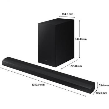 Barra de Sonido Samsung HW-B650/EN 3.1 canales 430 W