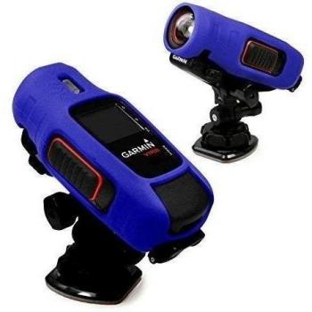 Tuff-Luv Funda de silicona para Garmin Virb HD / Elite - Cámara de acción - Azul