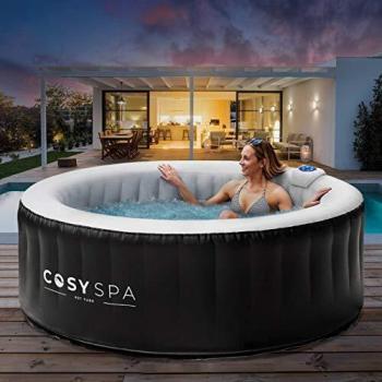CosySpa Piscina Hinchable | Jacuzzi Climatizado | Burbujas Hidromasaje | 4 – 6 plazas