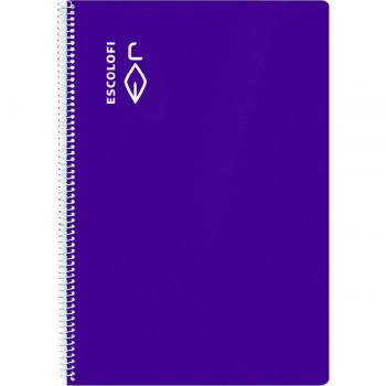 Cuaderno Espiral Cuarto 50 hojas 70 gramos Cuadrícula 5x5 Tapa Dura