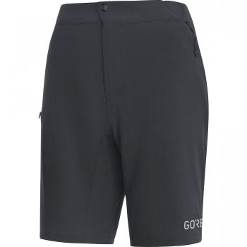 GORE WEAR R5 Pantalón corto de running para mujer, Talla: 34, Color: Negro