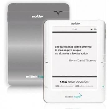 Wolder - Mibuk Inspire 6 e-Ink Pearl WiFi tactil retroiluminado -