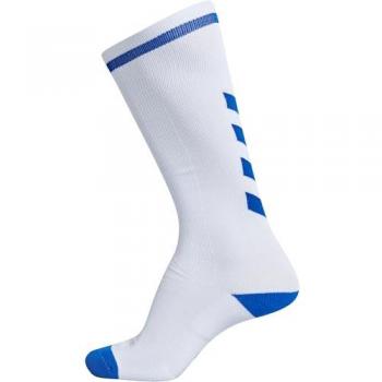 Hummel Elite Indoor High Socks - White Unisex Size 39-42
