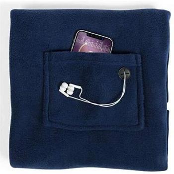 BigBuy Home Manta Polar (85 x 115 cm) 145744, Gris, Mediano